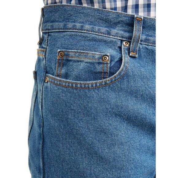 George Men's Regular Fit  Straight Leg Jeans light wash  Wash Blue 32 x 34 - Picture 7 of 7